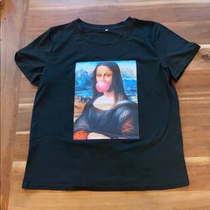 Graphic crop top t-shirt